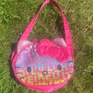 rare hello kitty rainbow sequin bag